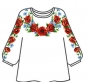 БК-023 Схема вишивки сорочки жіночої 