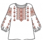 БК-074 Схема вишивки сорочки жіночої 8"