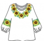БК-095 Схема вишивки сорочки жіночої "