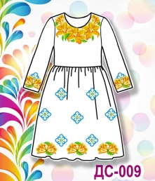 Дитяча сорочка (плаття) 009 (біла)"