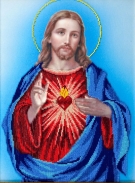 Картинка під бісер Ангеліка А-502 30х40 Найсвятіше Серце Христове