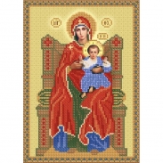 Картинка під бісер РИП-023 "Божа Матір на престолі"