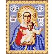 Картинка під бісер РИП-028 "Леушинська ікона Божої Матері"