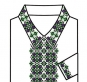 БК-012 Схема вишивки чоловічої сорочки 6